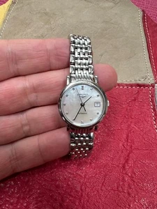 Longines Elegant Mother of Pearl Clear Back Automatic Women's Watch - L43104876 - Picture 1 of 5