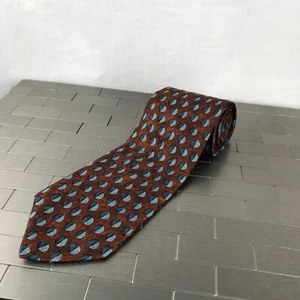Structure Neck Tie Mens 4x58.5 Silk Half Eclipse Circles Heritage Normcore Retro - Picture 1 of 7