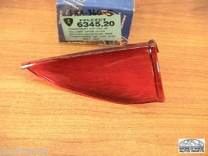 Peugeot 404 Sedan Tail Light Lens Upper Red 6345.20 NOS 1960-1964 - Picture 1 of 4