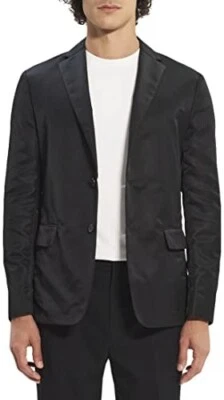 Theory Men's Clinton Fl.Aero Nylo Stylish Suit Blaser Silhouette Black 42 - Image 1 of 4