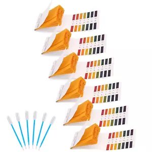 6 Pack Ph Test Strips, 480 Strips Full Range 1-14 Universal Ph Test Litmus Paper - Picture 1 of 11