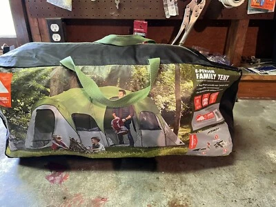 Ozark Trail WT221608 8-Person Clip & Camp Family Tent - Gray/Green - Image 1 of 3