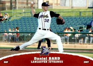 2007 Lancaster Jethawks Grandstand #1 Daniel Bard Orange Park Florida FL Card