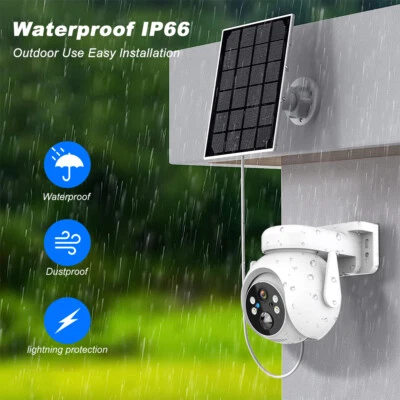 KEPEAK 2K Camara De Seguridad Solar Wifi Inalambrica Con Vision Nocturna Para Exterior