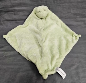 Angel Dear Frog Bump Tabs Plush Light Green Lovey Security Blanket Knot Corners - Picture 1 of 17
