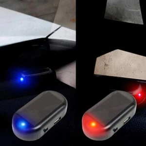 Fake Solar Car Alarm LED Light Security System Warning Theft Flash Blinking Hot - Picture 1 of 17