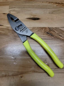 *NEW & UNUSED* Snap On 47ACF Hi-Viz Yellow - Combo Slip Joint Pliers FREE SHIP - Picture 1 of 8