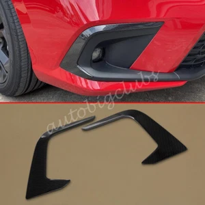 For Honda Civic 2022-2023 Carbon Fiber Front Fog Light Cover Trims Accessories - Picture 1 of 5