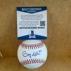GARY ALLEN NEW YORK YANKEES SIGNED AUTOGRAPHED M.L. BASEBALL BAS BC94624 - Picture 1 of 3
