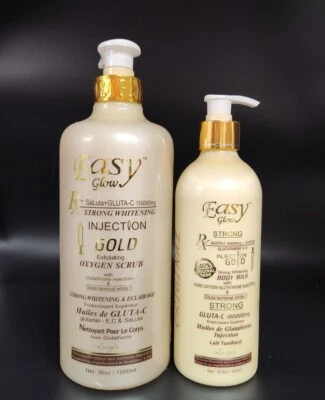 Set Of Easy Glow Whitening Body Milk 500ml And Body Wash 1000ml 2 in 1 - Image 1 of 4