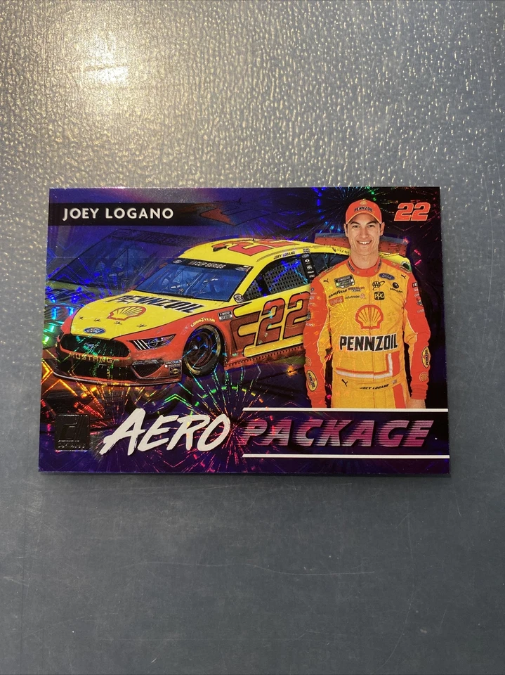 2021 Donruss Racing Nascar AERO PACKAGE Insert Card JOEY LOGANO - Image 1 of 1