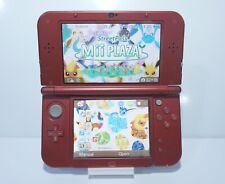 New Nintendo 3DS XL RED-001 Handheld Console Red with Charger - Top Screen IPS