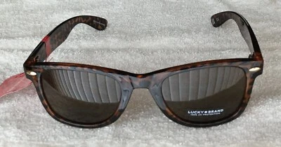 NUEVO CON ETIQUETAS Defectos - Gafas de sol Lucky Brand Dusk marrón tortuga/marrón Foto 1 de 4