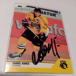 DEL Trading Card Krefeld Penguins 2004/05 Signed Daniel Kunce