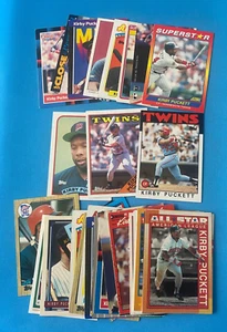 27-Card Kirby Puckett Baseball Card Lot HOF Minnesota Twins S542 - Picture 1 of 4