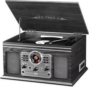 Victrola Nostalgic 6-in-1 Bluetooth Record Player & Multimedia Center - Picture 1 of 14