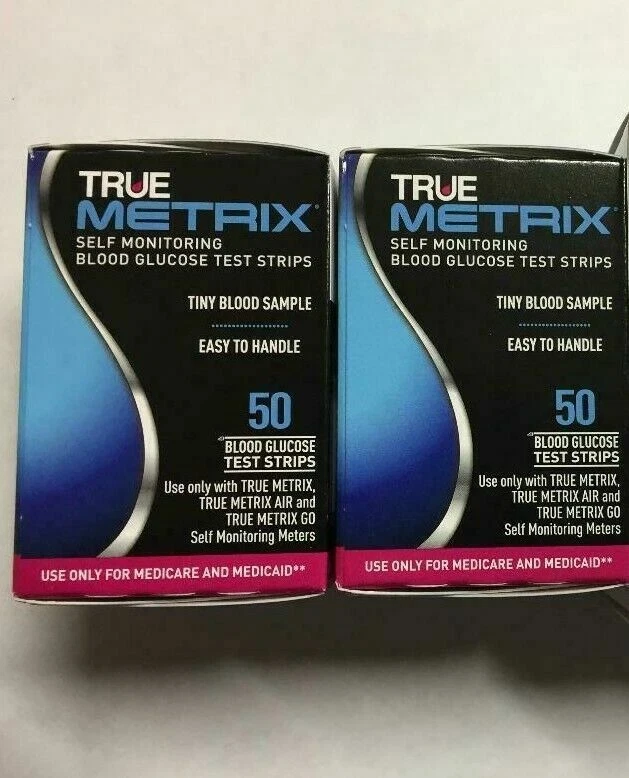 TRUE Metrix Blood Glucose 100 Test Strips Exp:01/11/2027 - Image 1 of 1