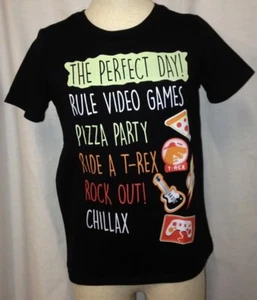 Epic Threads Boys The Perfect Day Graphic Print T-Shirt Black Multi Sizes - Picture 1 of 2