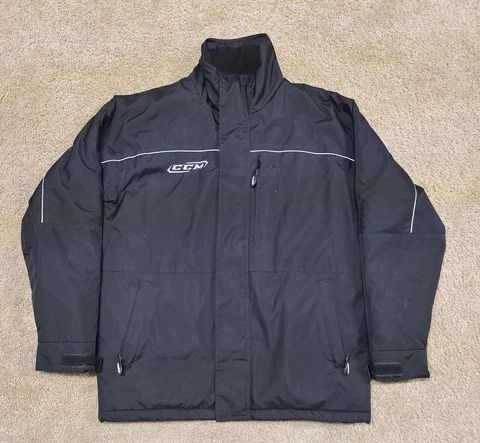 Black CCM Rink Jacket Mens M Cover