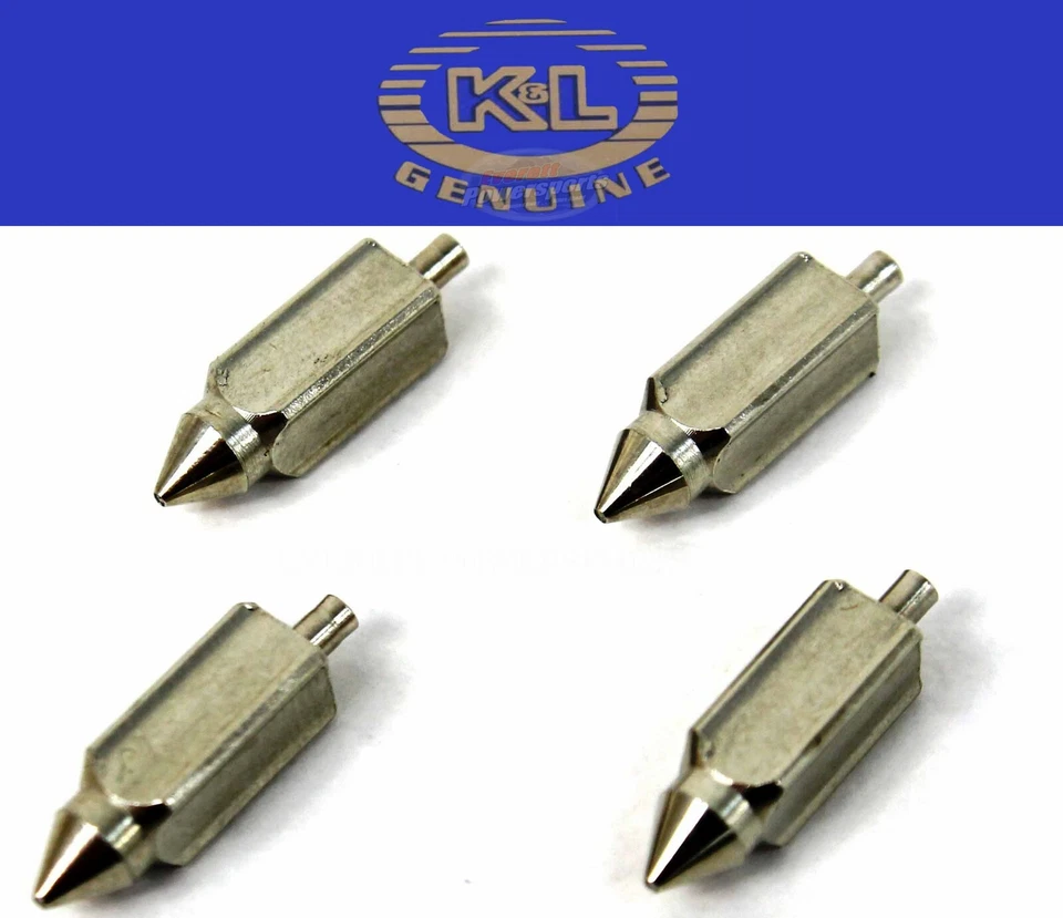 Válvula de flotador de carburador X4 aguja de carburador Suzuki 74-79 GS GT 550+ (ver notas) #A231 A Foto 1 de 1