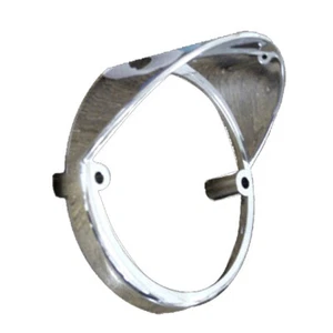 Chrome Clearance Cab Light Bezel W/ Visor - Picture 1 of 1