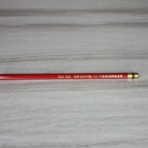Vintage Pedigree By Empire #500 Red Color Pencil No Eraser Made In USA NOS 1 ct - Picture 1 of 6