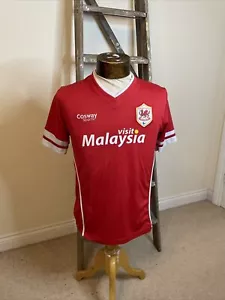 Cosway Cardiff City 2014-2015 Home Shirt Football Soccer Size Small - Picture 1 of 9