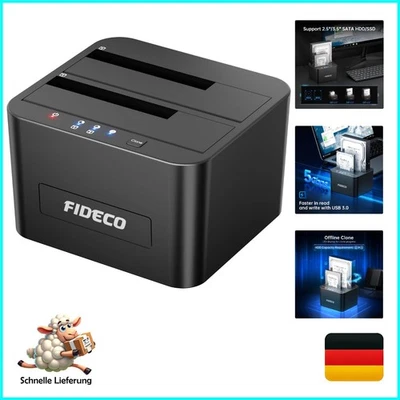 Festplatten Dockingstation, .0 SATA HDD Dockingstation für 2,5 und 3,5 Zoll S... - Bild 1 von 4