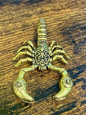 Unisex Gold & Black Tone Scorpion Pendant Hip Hop Fashion Jewelry for Men/Women - Image 1 of 4