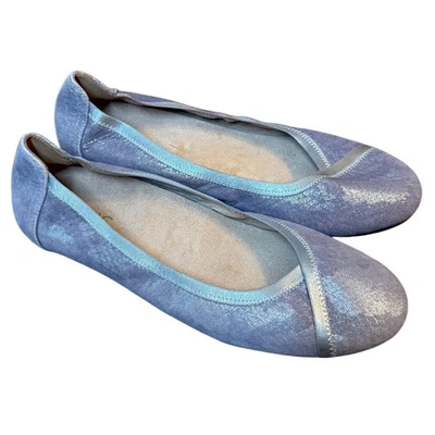 Vionic Mujer’s Caroll Clásico Ballet Plano Ortho Piel de Serpiente Púrpura Estaño Talla 11 Foto 1 de 4