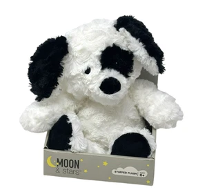 MOON & STARS Puppy Dog Plush White Black Exclusive Stuffed Animal Walgreen's NEW - Picture 1 of 4