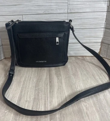 Bolso de hombro Liz Claiborne negro correa ajustable Foto 1 de 4