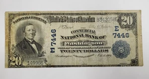 $20 1902 Commercial National Bank of Washington D.C. Ch# 7446 - Picture 1 of 7