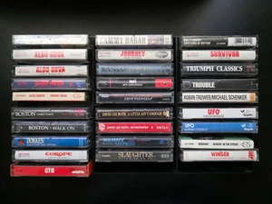 80s Hard Rock Cassette Tape Lot (U-PICK) *Untested - Picture 1 of 57
