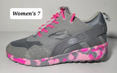 Heelys Force Gray/Pink Women's Size 7 Wheeled Sneakers - Image 1 of 4