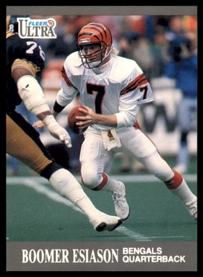 1991 Fleer Ultra - Boomer Esiason #15 - Image 1 of 2