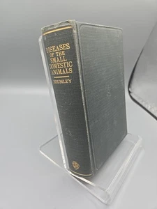 1938 Diseases of the Small Domestic Animals book by Oscar Victor Brumley - Picture 1 of 8