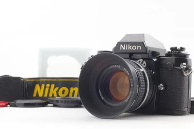 [N COMO NUEVO] con correa y capucha Nikon F3 nivel de ojos cámara fotográfica + lente 50 mm F1.4 ai JAPÓN Foto 1 de 4
