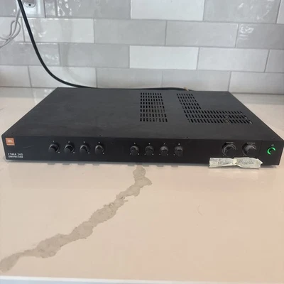 JBL CSMA240 Commercial/Restaurant 2 x 40w Amplifier 4ohm/8ohm/70V/100V, 8 inputs - Image 1 of 4