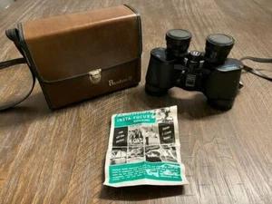 Vintage BUSHNELL 7x35 Wide Angle INSTA-FOCUS SportView Binoculars w/ Hard Case + - Picture 1 of 12