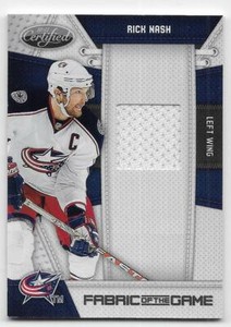10/11 CERTIFIED FABRIC OF THE GAME JERSEY Hockey /250 (#AB-ZP) U-Pick From List