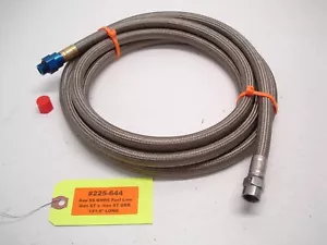 NASCAR BMRS -6an STAINLESS BRAIDED FUEL LINE / RETURN HOSE 121.5" LONG #644 - Picture 1 of 5