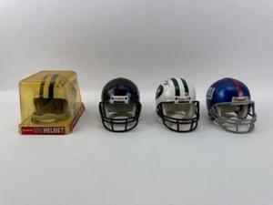 Lot of 4 Riddell Mini Helmet Signed 2x New York Jets 1 Chicago Bears 1 NY Giants - Picture 1 of 9