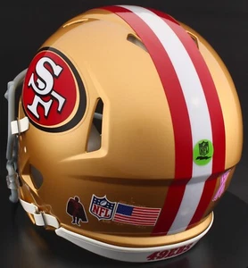 SAN FRANCISCO 49ers NFL Riddell SPEED Full Size Authentic Football Helmet - Picture 1 of 6