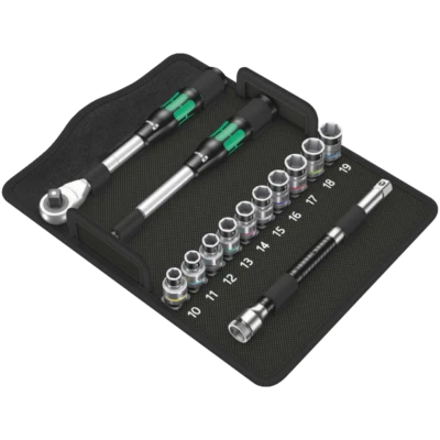 Wera 8006 SC 1 Zyklop Hybrid-Knarrensatz, 1/2"-Antrieb, metrisch, 13-teilig - Bild 1 von 4