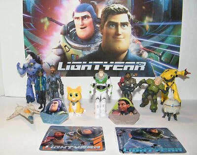Lightyear Movie Deluxe Figure Set of 14 with 10 Figures, 2 Rings, 2 Stickers! - Image 1 of 4