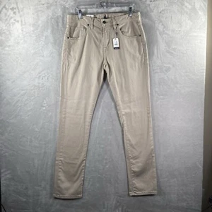 Johnnie-O Pants men's 32x32 Hugo 5-Pocket Chino Light Khaki Slim Fit Casual NWT - Picture 1 of 15