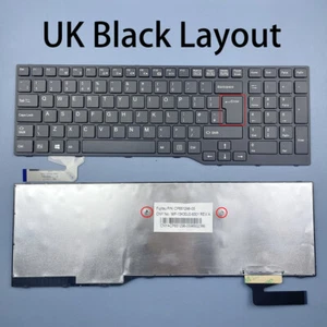 UK Sp Keyboard For fujistu LifeBook AH456 AH524 AH544 AH555 AH564 AH565 AH574 - Picture 1 of 4