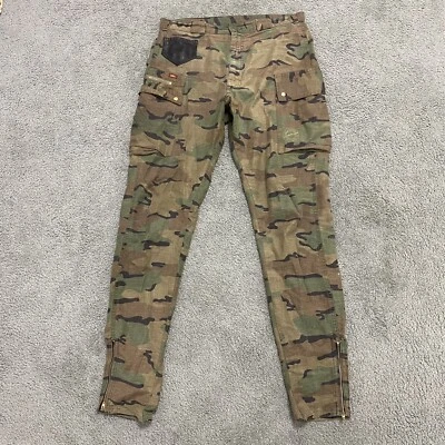 Pantalones cargo Lee Canada Combat Gear Woodland camuflados vintage rediseñados Foto 1 de 4