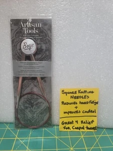 Boye Artisan Tools Circular Square Knitting Needle US sz10.5(6.5mm) 24in (61cm) - Bild 1 von 2
